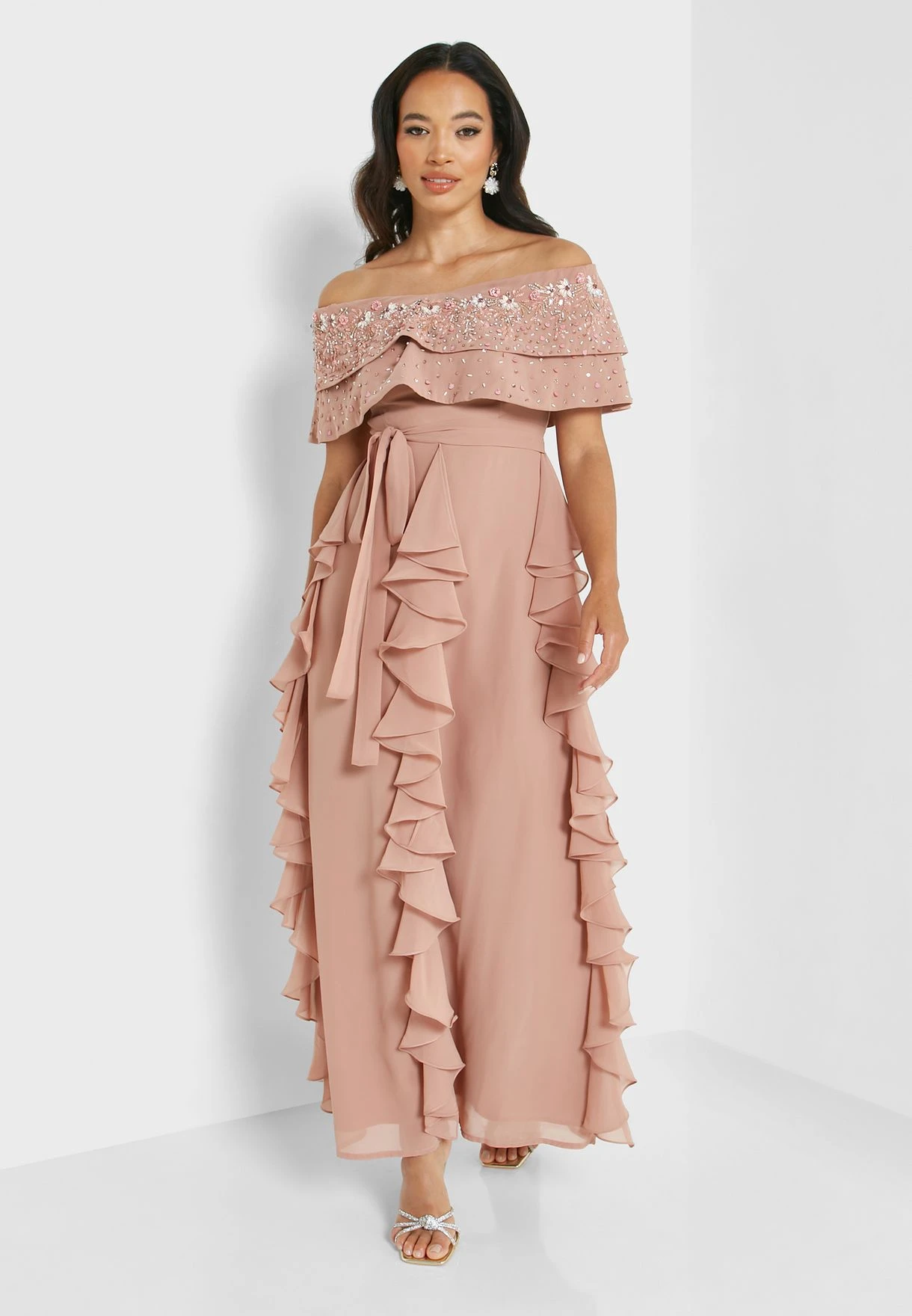 Bardot Embellished Detail Dress 1 Bardot Embellished Detail Dress