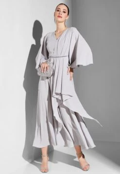 V-Neck Embellished Dress