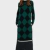 Quilted Knitted Dress
