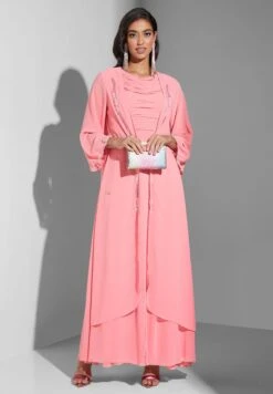 Embroidered Dress With Jacket