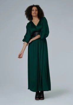 Belted Pleated Dress