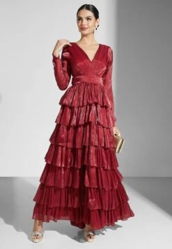 Tiered Shimmer Dress