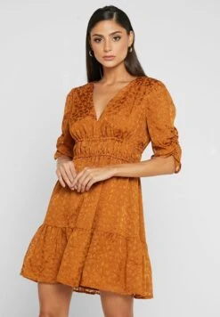 French Connection Lace Detail Skater Dress
