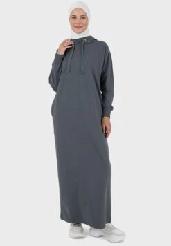 Hooded Pocket Detail Dress