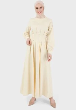 Flared Puff Sleeve Dress