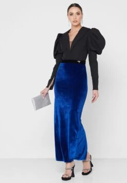 Puff Sleeve Color Block Dress