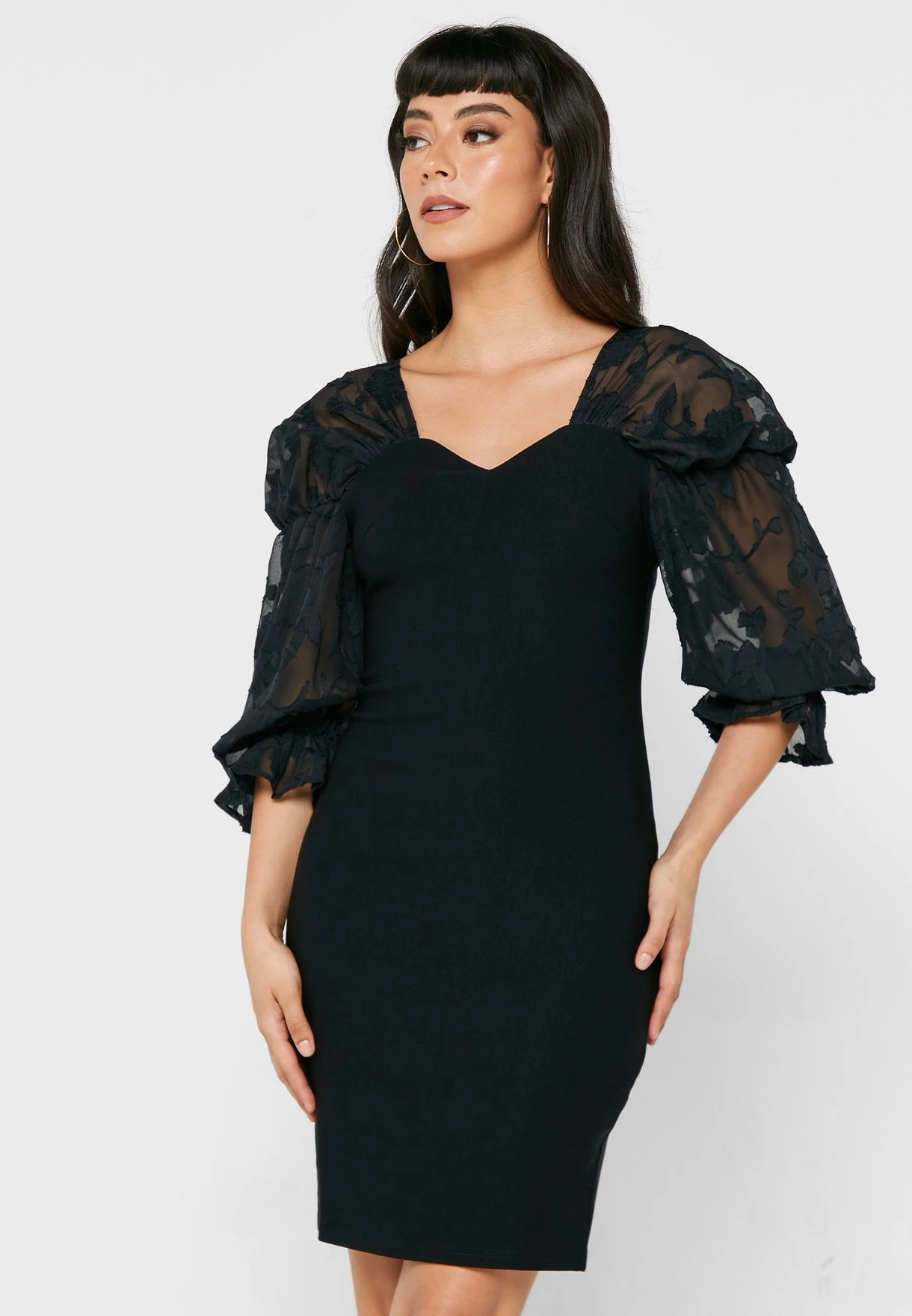 ELLA Puff Sleeve Dress 1 ELLA Puff Sleeve Dress