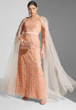 Split Sleeve Square Neck Dress