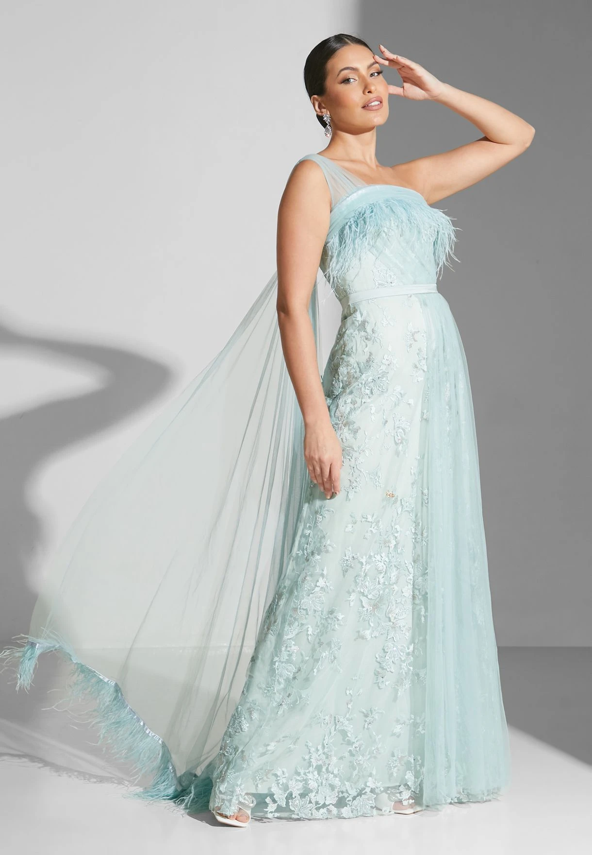 Embroidered Mesh Tiered Dress 1 Embroidered Mesh Tiered Dress