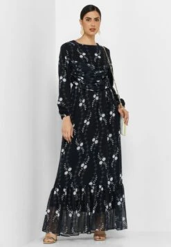 Puff Sleeve Printed Dress