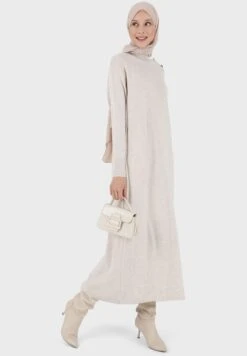 High Neck Knitted Dress