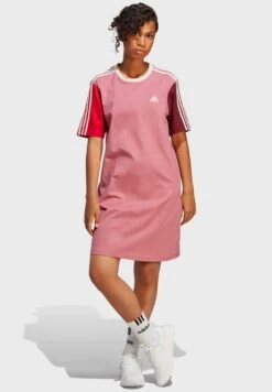 ADIDAS 3 Stripe Boyfriend T-Shirt Dress