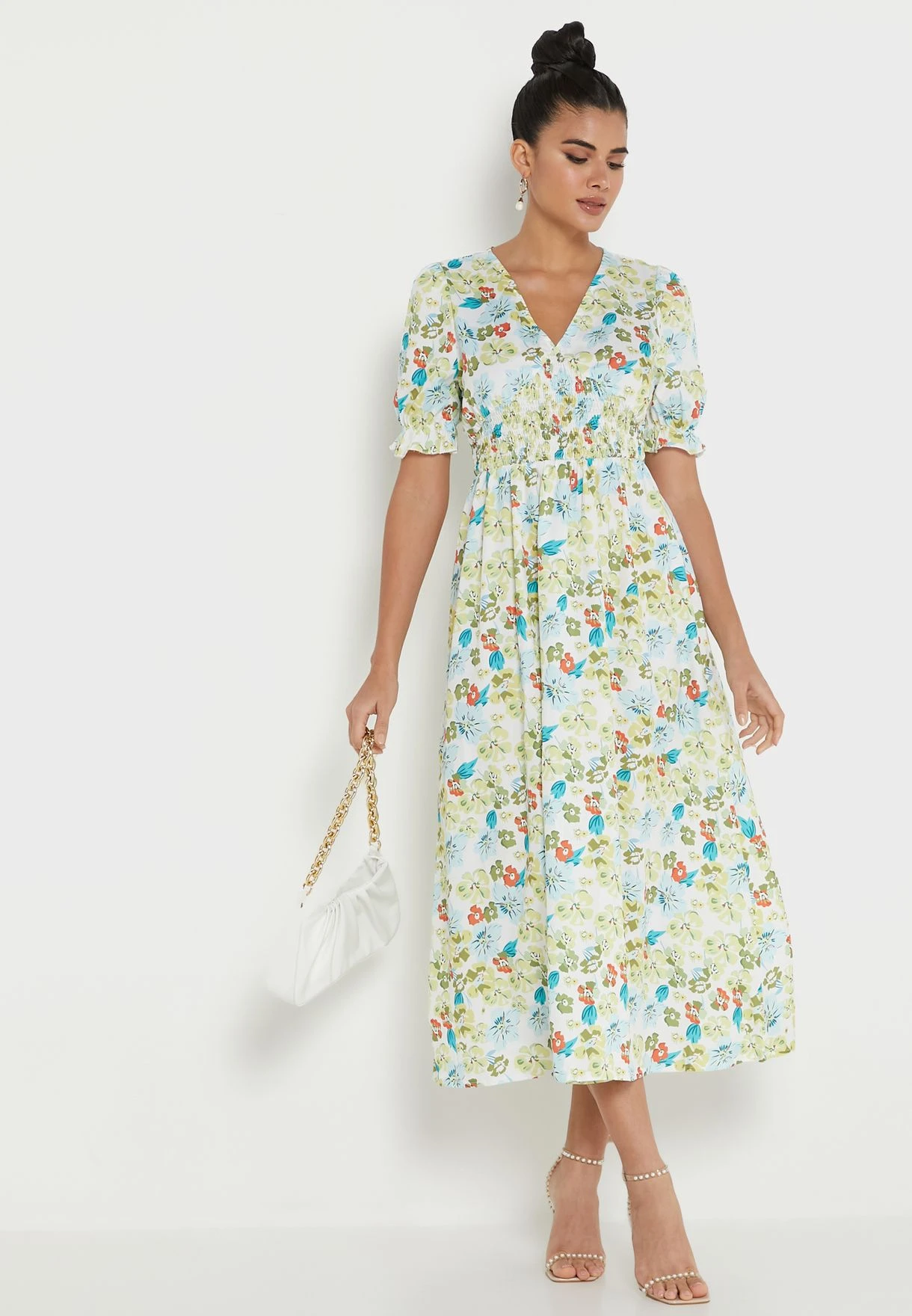 ELLA Printed Flared Dress 1 ELLA Printed Flared Dress