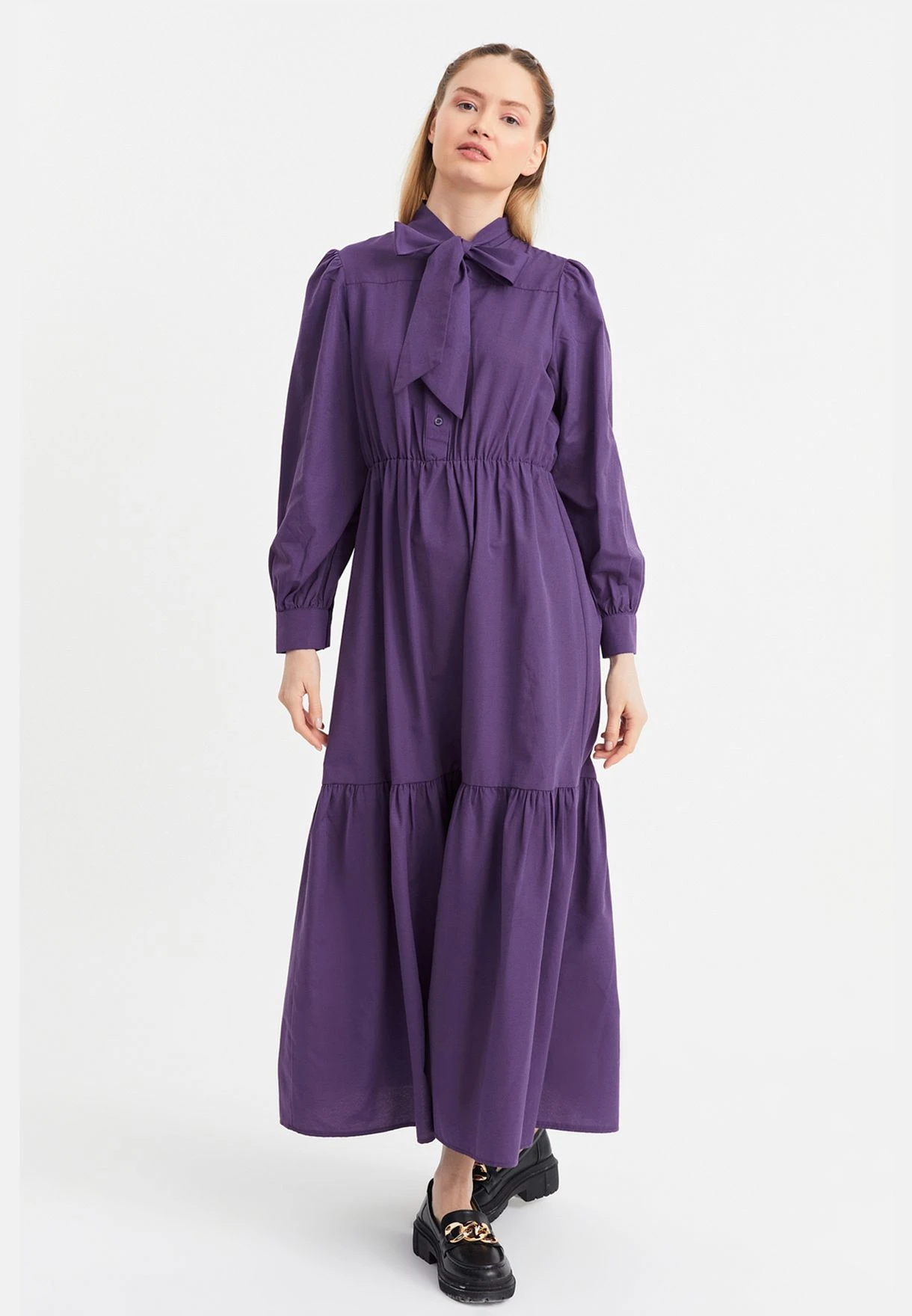 Puff Sleeve Tiered Dress 1 Puff Sleeve Tiered Dress