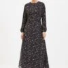 Trendyol Roun Neck Printed Dress