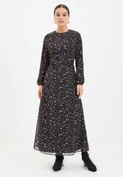 Trendyol Roun Neck Printed Dress