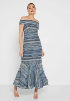 Bardot Printed Ruffle Hem Dress