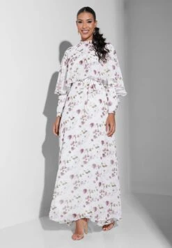 Floral Print Overlay Dress