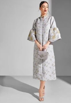 Floral Print Button Down Dress