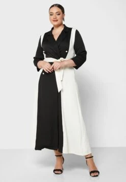 Colorblock Blazer Dress