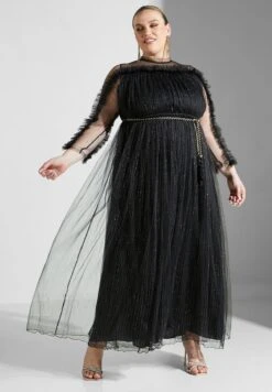 Exaggerated Sleeve Dress