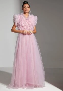Rosette Tulle Dress