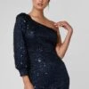 Shimmer One-Shoulder Dress
