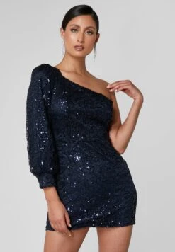 Shimmer One-Shoulder Dress