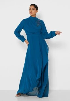 Frill Detail Flare Dress