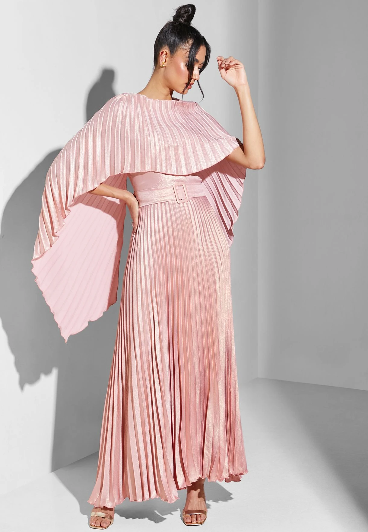 Pleated Shimmer Dress 1 Pleated Shimmer Dress