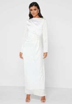 Side Waist Ruched Detail Dress