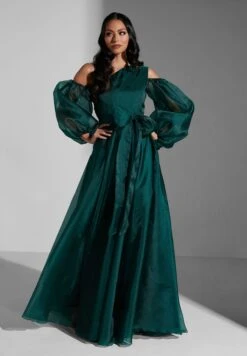 One Shoulder Shimmer Dress