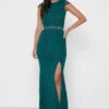 Shimmer Wait Slit Dress