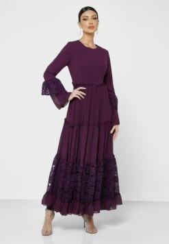 Tiered Fit & Flare Dress