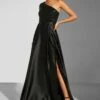 One Shoulder Slit Dress