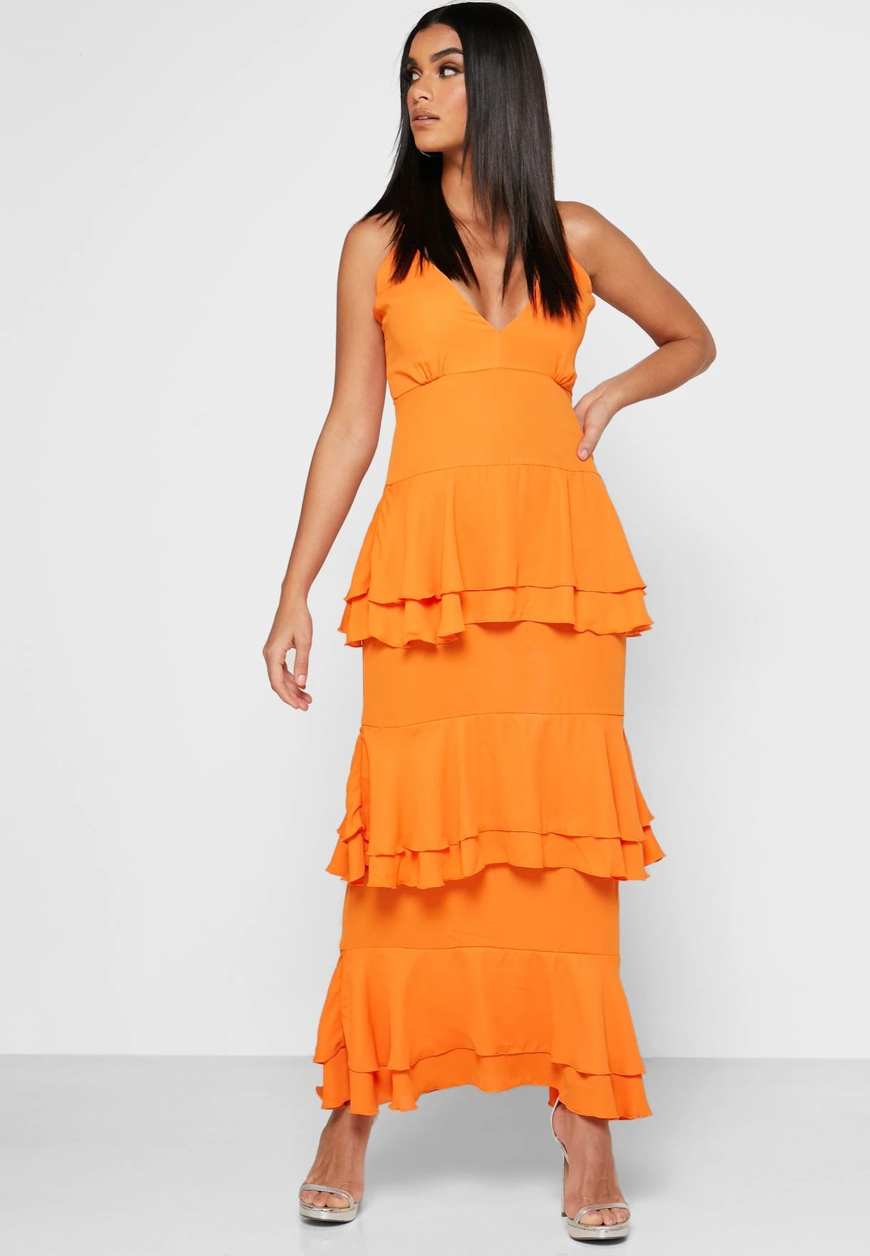 Public Desire Cami Strap Layered Plunge Dress 1 Public Desire Cami Strap Layered Plunge Dress