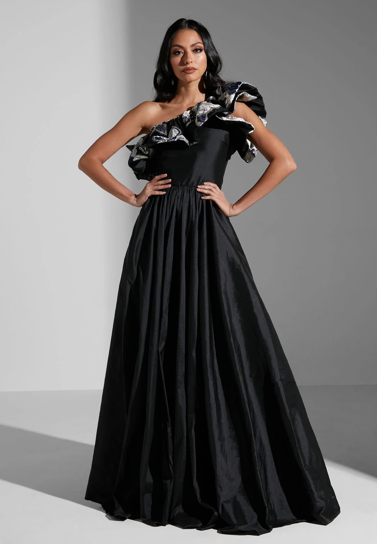 One Shoulder Ruffle Dress 1 One Shoulder Ruffle Dress