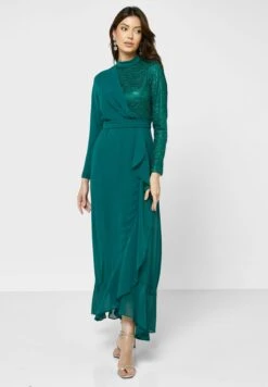 Ruffled Front Detail Dress