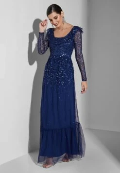 Tiered Sequin Detail Dress