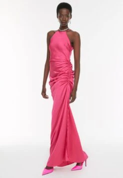 Trendyol Halter Neck Ruched Dress