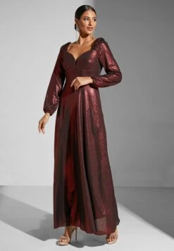 Shimmer Flared Gown