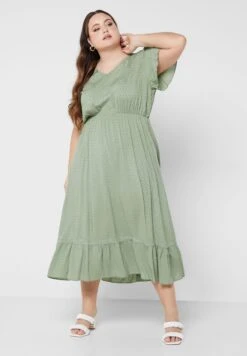 Dobby Textured Dress