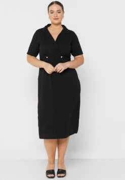 Blazer Dress With Gold Hardware