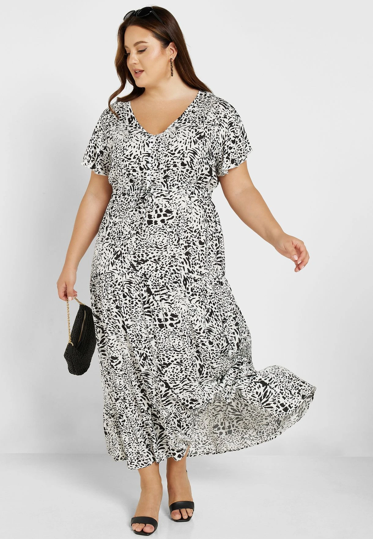 Bell Sleeve Fit & Flare Dress 1 Bell Sleeve Fit & Flare Dress