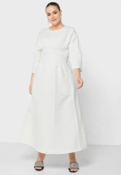 Cinch Waist Detailed Dress