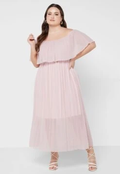 Bardot Pleated Dress