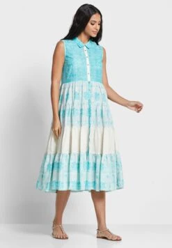 Printed Tiered Dress