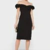 Ruffle Pleat Detail Dress