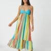 Koton Maxi Dress Bead Detail Strappy