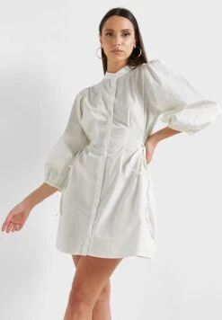 Vero Moda Balloon Sleeve Button Detail Dress